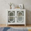 34" X 15.4" X 30" White Mdf Cabinet