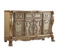 20" Gold Solid Wood Combo Dresser