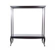 23" Dark Brown Glass Standard Display Stand