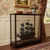34" Black Glass Standard Display Stand