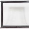 14" Black Glass Standard Display Stand