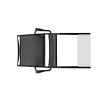 Set Of 4 Gray Stackable Aluminum Sling Arm Chairs