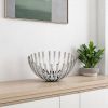 6" Silver Stainless Steel Decorative Bowl
