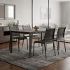 Set Of 2 Gray Stackable Aluminum Sling Armless Chairs