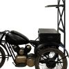 42" X 72" X 70" Black Tri Bike Bar