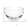 6 Mouth Blown Crystal European Made Bowl