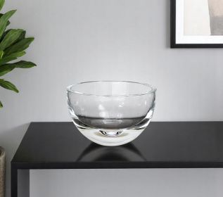 6 Mouth Blown Crystal European Made Bowl