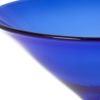 11 Mouth Blown Crystal Cobalt Blue Centerpiece Bowl