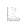 2 X 75 X 95 Mouth Blown Crystal Lead Free Wine Carafe  32 Oz