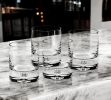 4 Pc Set Old Fashioned Lead Free Crystal Scotch Glass  8 Oz