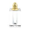 Handcrafted Optical Crystal And Gold Large Size Salt And Pepper Shakers