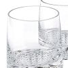 Mouth Blown European Crystal 5 Pc Whiskey Set