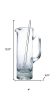 Mouth Blown European Crystal Martini Pitcher And Stirrer  54 Oz
