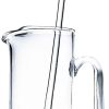 Mouth Blown European Crystal Martini Pitcher And Stirrer  54 Oz