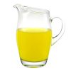 9 Mouth Blown Crystal Barrel Water   Juice Or Iced Tea Pitcher  54 Oz