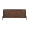 Brown Solid Wood Sideboard With 6 Drawers And 2 Cabinet Doors