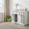 Large Modern Farmhouse White Cabinet