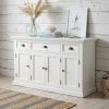 Large Modern Farmhouse White Cabinet