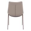 Set Of Two Walnut Solid Back Dining Chairs
