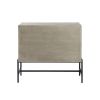Rustic Dark Gray Two Door Shadowbox Cabinet
