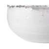 Artisan Gray White Ceramic Centerpiece Bowl