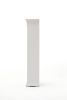 Traditional White and Glass Door Storage Cabinet