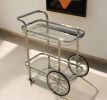 Modern Rolling Bar Cart Serving Trolley