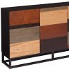 Patch Mid Century Mod Color Block Three Door Accent Cabinet