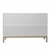 White and Gold Moroccan Dynasty Two Door Accent Cabinet