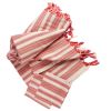Boho Sunset Color Striped Tablecloth Set