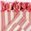 Boho Sunset Color Striped Tablecloth Set