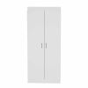 63ï¿½ï¿½ï¿½ Classic White Pantry Cabinet with Two Full Size Doors