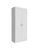63ï¿½ï¿½ï¿½ Classic White Pantry Cabinet with Two Full Size Doors