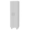 White Versatile Tall Pantry or Laundry Cabinet