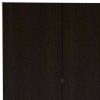 78" Modern Black Pantry Cabinet with Two Full Size Doors