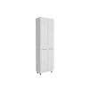78" Modern White Pantry Cabinet with Two Full Size Doors