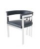 Black Silver Dining Chair