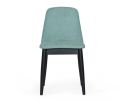 Set of Two Mint Fabric Dining Chairs