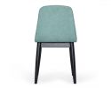 Set of Two Mint Fabric Dining Chairs