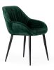 Emerald Slouchy Velvet Modern Dining Chair