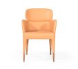 Peach Rosegold Dining Chair