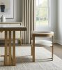 Beige Gold Dining Chair