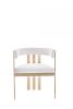 Beige Gold Dining Chair