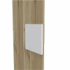 Light Oak and White Multi Purpose Vertical Hanging Cabinet