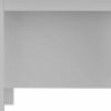 Light Oak and White Kitchen Island with Three Storage Shelves