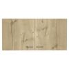39" White And Light Oak Standard Accent Cabinet With One Shelf