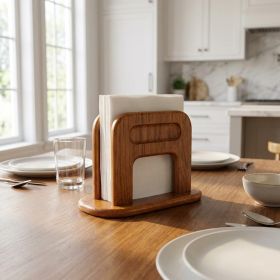 Free Standing 8.25 " Wood Napkin Holder