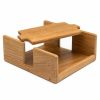 Free Standing 7.38 " Wood Napkin Holder