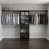 118" Black Manufactured Wood Organizer