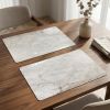 Set of Two Silver Swirl Cork Rectangular Indoor Outdoor Placemats